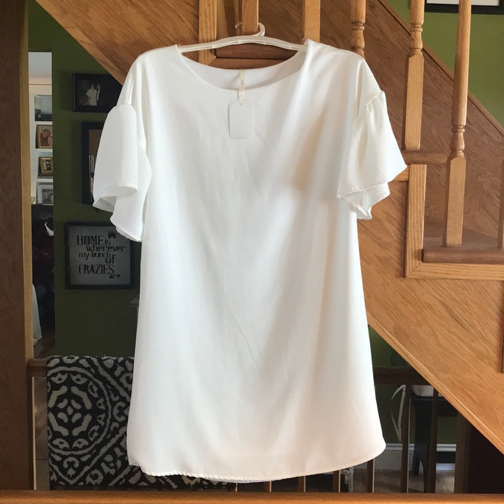 White Daisy Tunic Dress